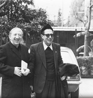 Don Ciccio (rechts) mit Don Giussani.
