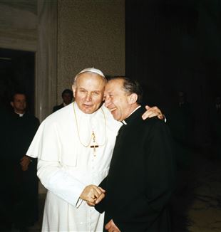 16. März 1980: Audienz bei Papst Johannes Paul II., an der 12 Tausend Schüler von CL teilnahmen.