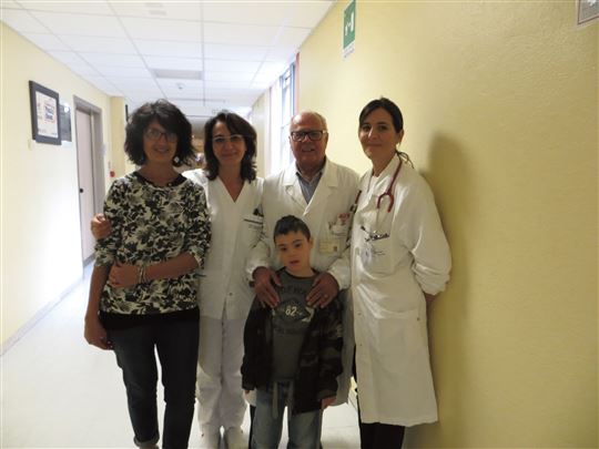 Prof. Guido Cocchi und Dr. Chiara Locatelli von der Pädiatrischen Station des Sant’Orsola-Krankenhauses in Bologna