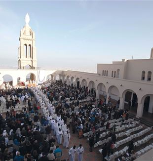 Bei der Seligsprechungsfeier im Marienheiligtum Notre-Dame de Santa Cruz in Oran am 8. Dezember 2018