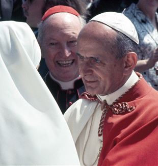 Paul VI. während einer historischen Reise nach Australien, 1970.