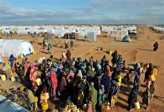 Somalische Flüchtlinge im Lager Dadaab in Kenia