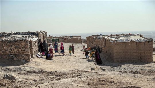 Afggahnische Flüchtlinge in Herat
