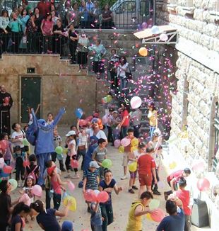 Mehr als 120 Kinder au Aleppo nehmen nehmen an den Tätigkeiten der Pfarrei teil.