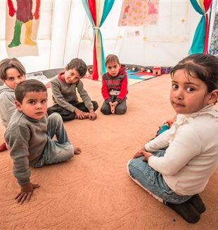 Syrische Flüchtlingskinder im Libanon.