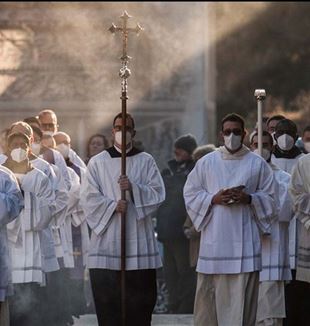 Prozession am Aschermittwoch (Foto: Massimiliano Migliorato/Catholic Press Photo).