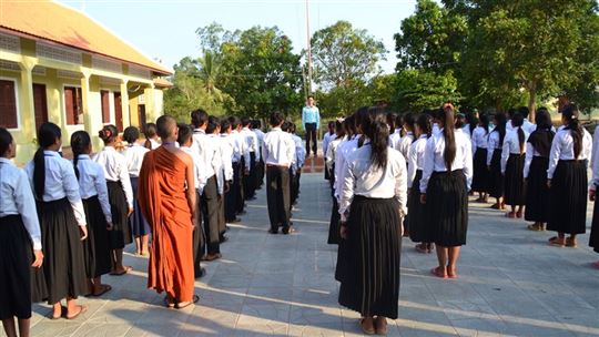 Die Schüler in Pka Doung