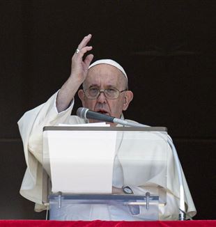 Papst Franziskus beim Angelus (©Ansa)