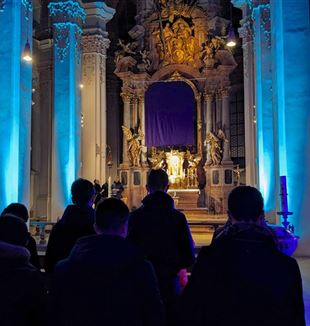 Friedensgebet in der Münchner Heilig-Geist-Kirche