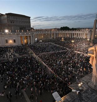 Petersplatz (©Ansa/Alessandro Di Meo)